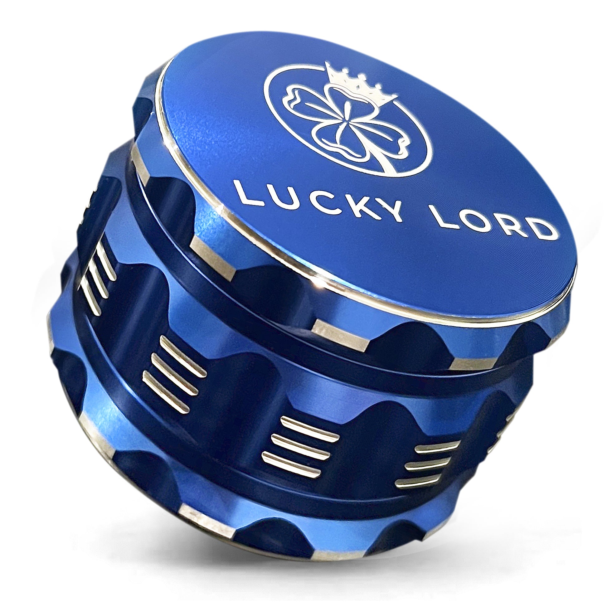 Lucky Lord Spice Herb Tobacco Grinder 2.5 Inch 4 Piece Crusher Aluminum Grinder - Lucky Lord LLC