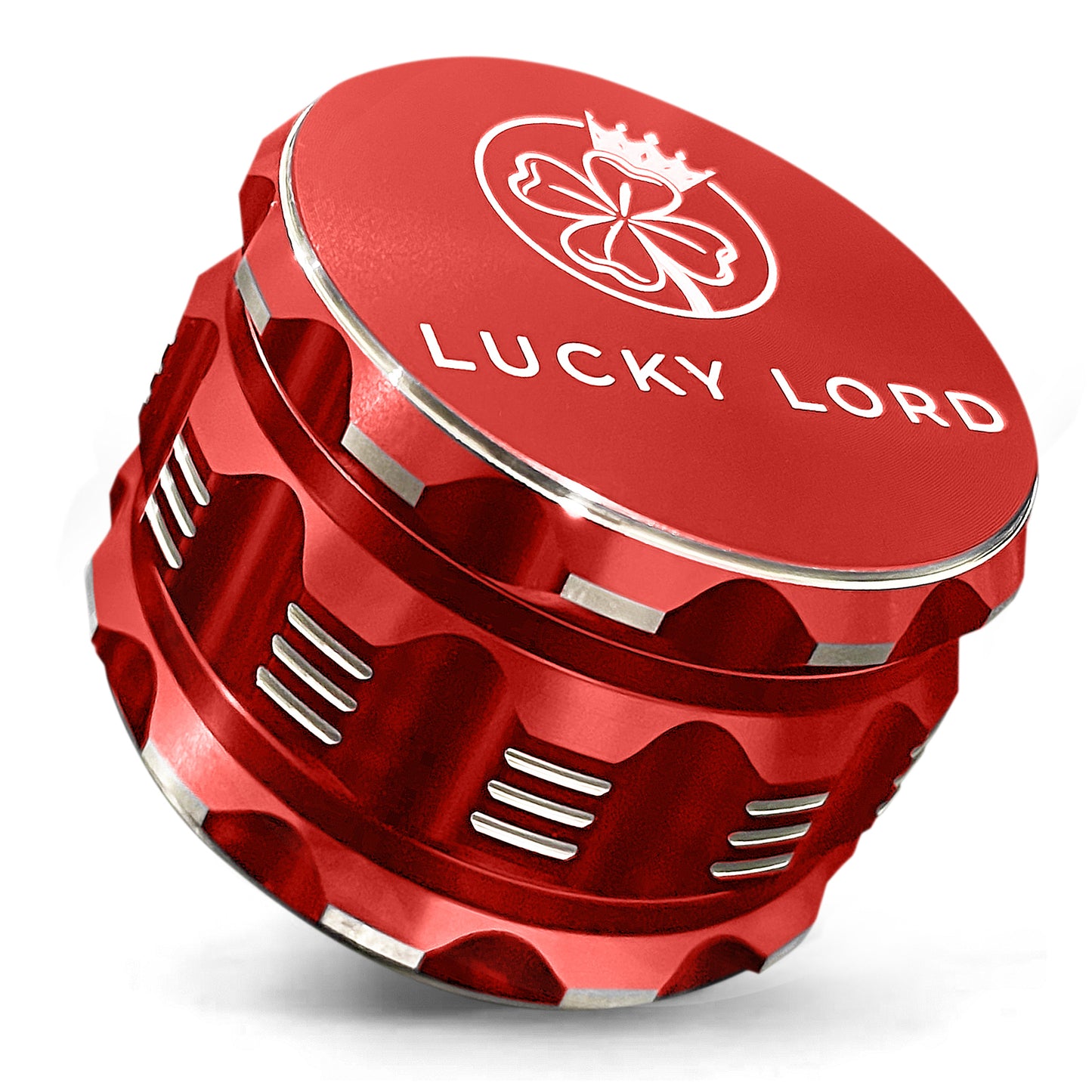 Lucky Lord Spice Herb Tobacco Grinder 2.5 Inch 4 Piece Crusher Aluminum Grinder - Lucky Lord LLC